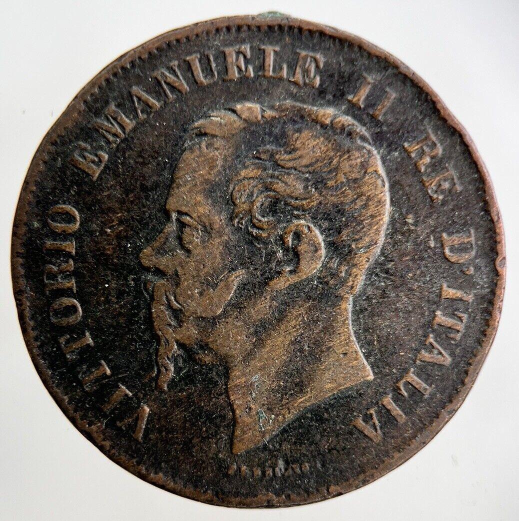 1861 Italy 5 Centesimi Coin | Fine Collectable Grade