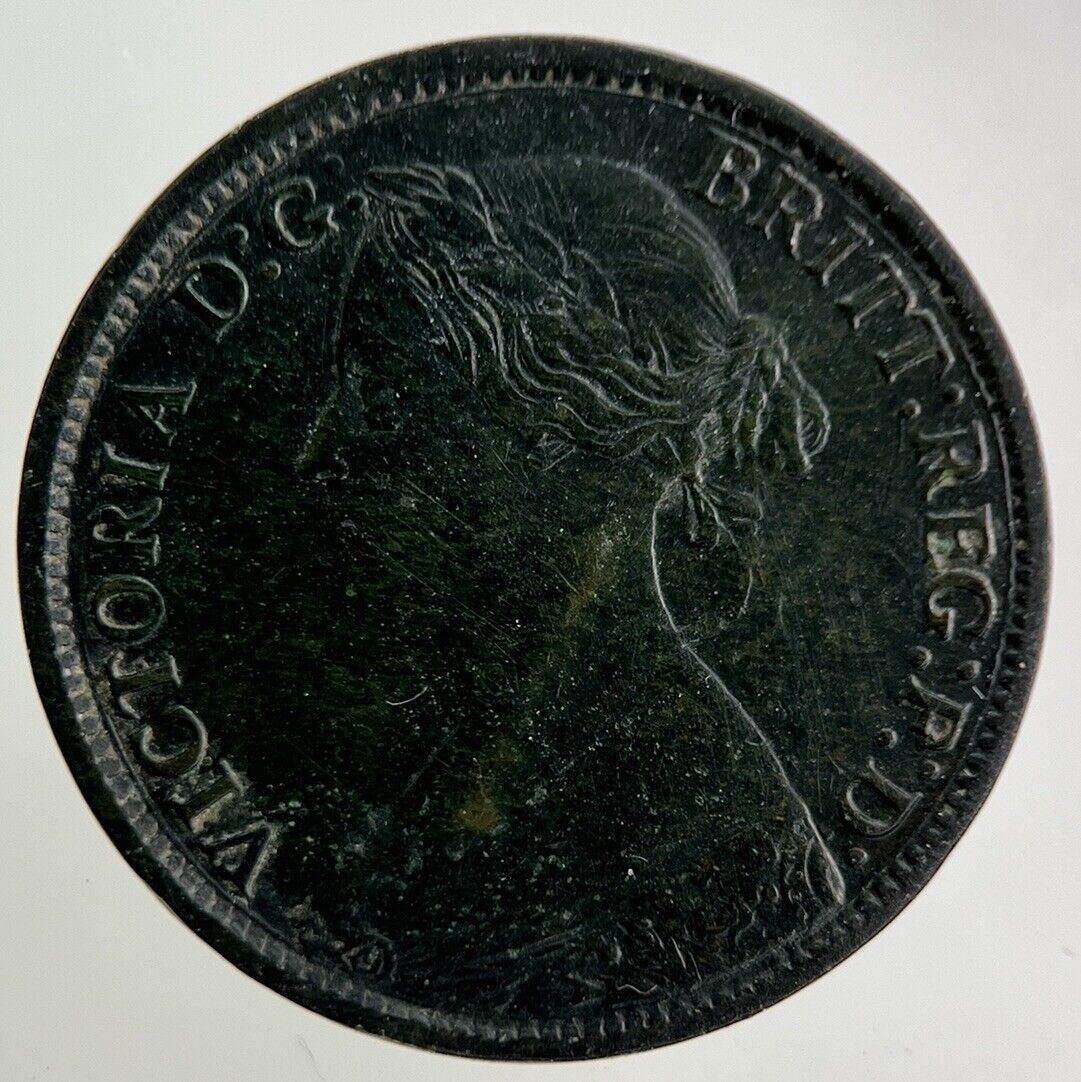 1861 Victoria Farthing Coin | Fine Collectable Grade