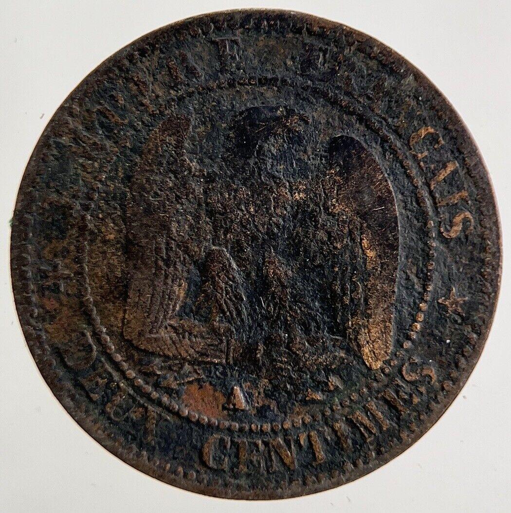 1861 France 2 Centimes Coin | Collectable Grade