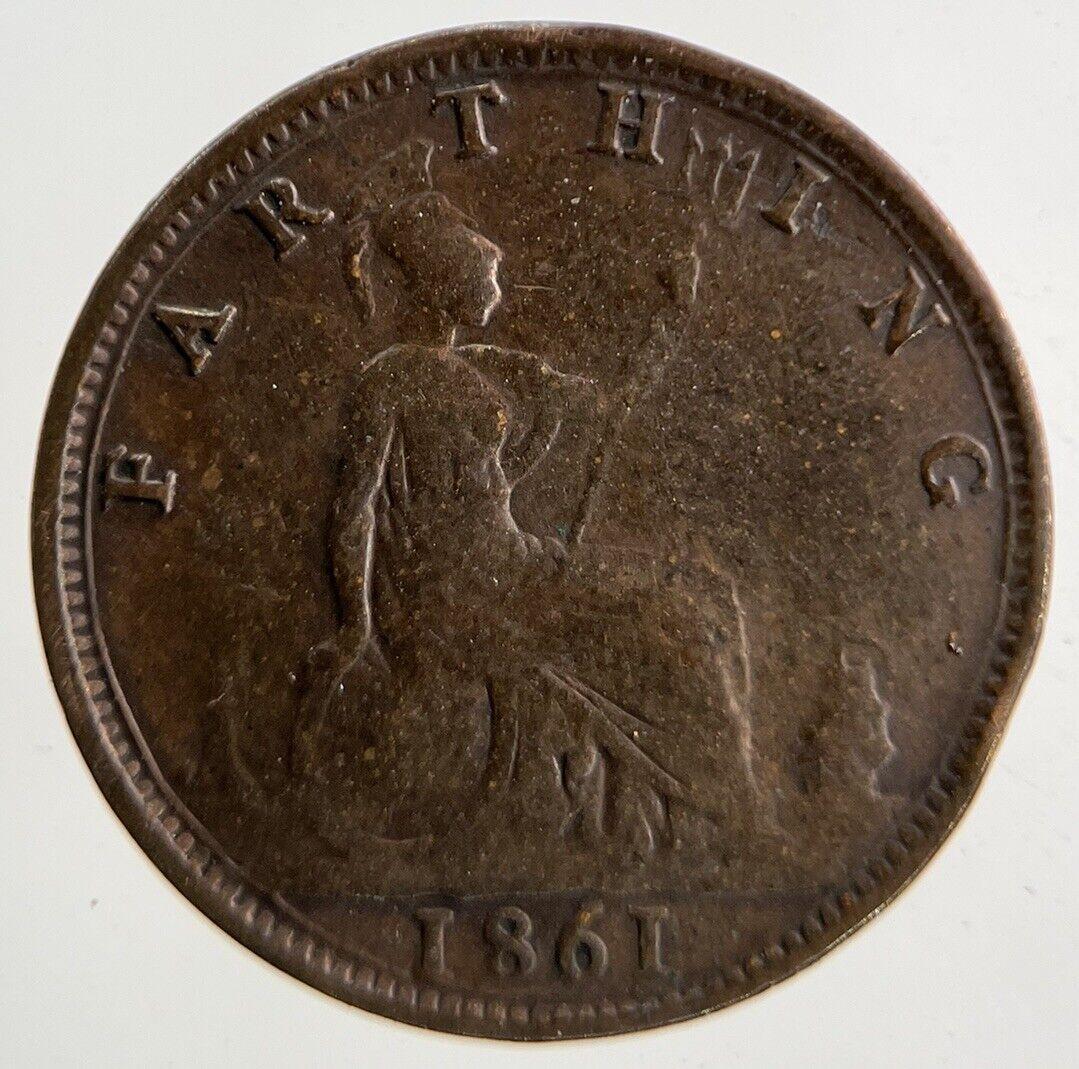 1861 Victoria Farthing Coin | Collectable Grade