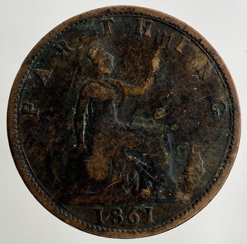 1861 Victoria Farthing Coin | Collectable Grade