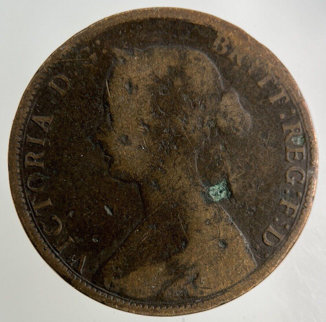 1861 Victoria Half-Penny Coin | Collectable Grade