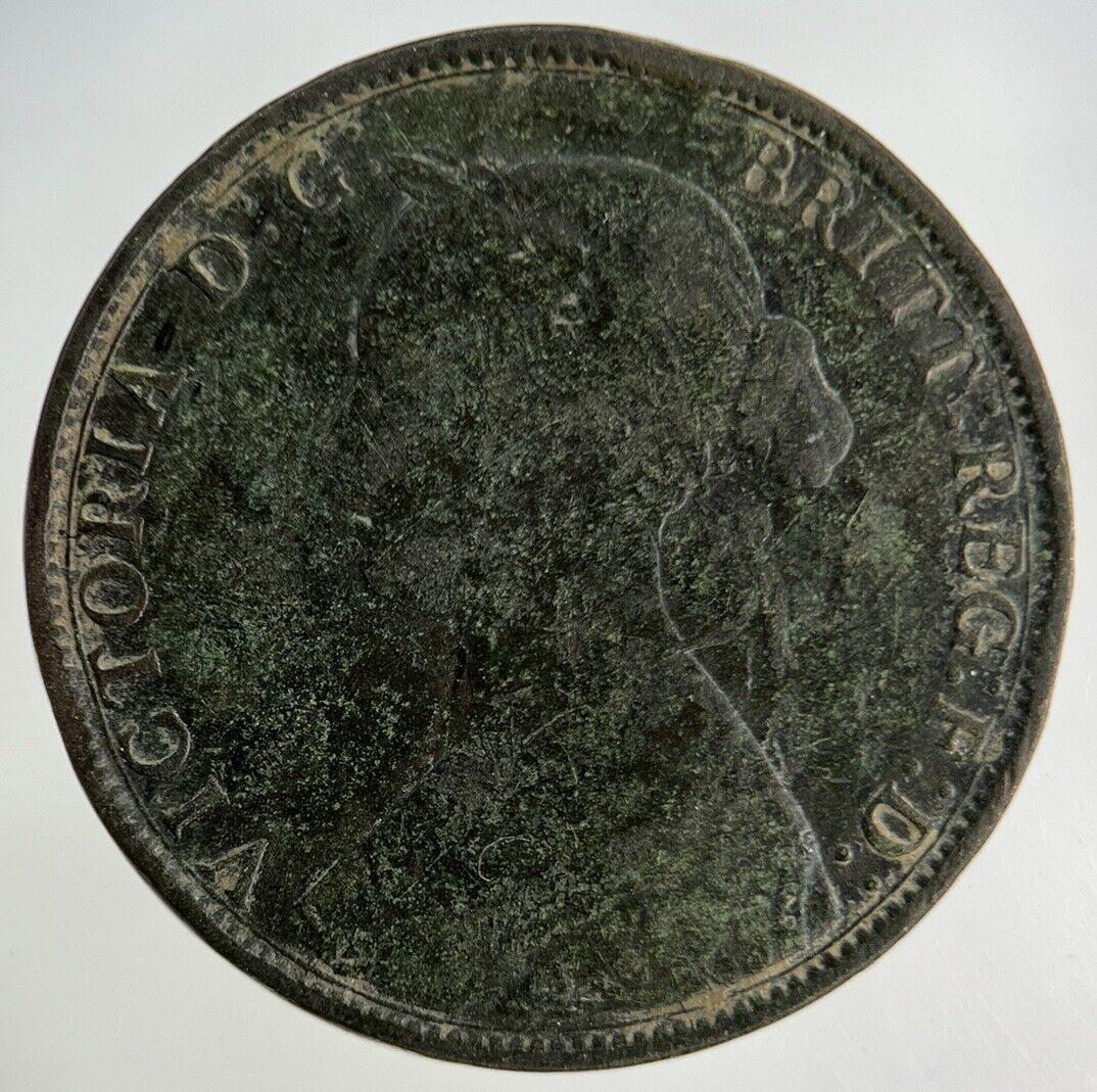 1861 Victoria Half-Penny Coin | Collectable Grade