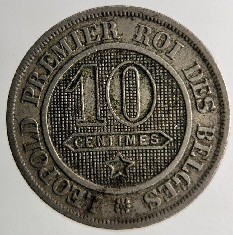 1862 Belgium 10 Centimes Coin | Fine Collectable Grade