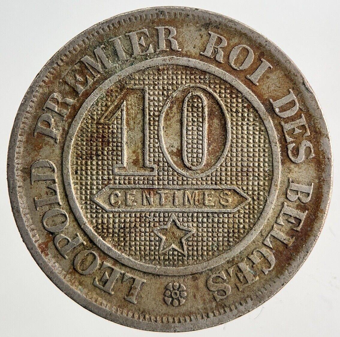 1862 Belgium 10 Centimes Coin | Fine Collectable Grade