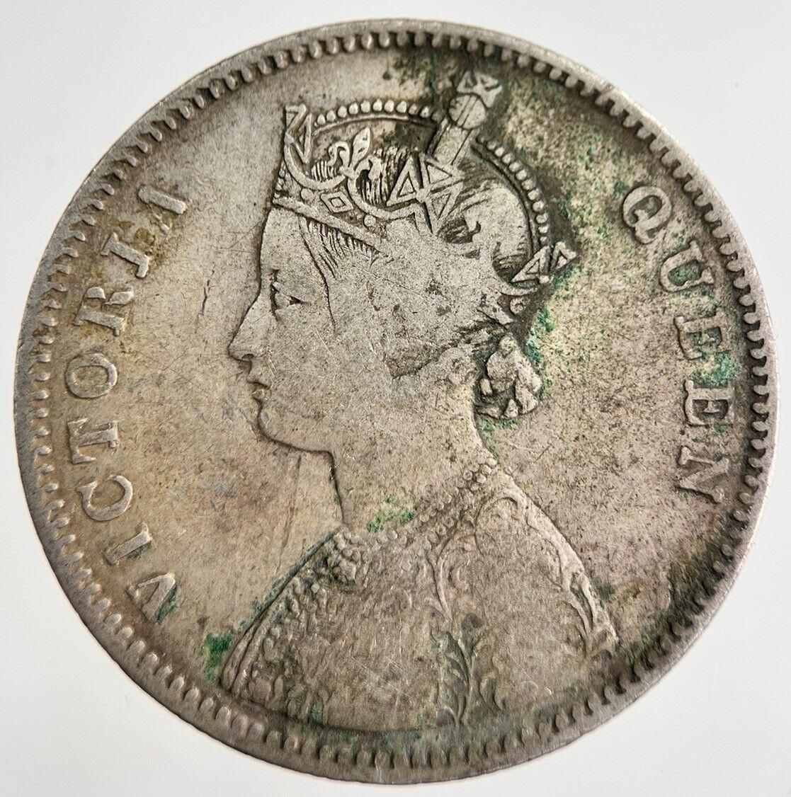 1862 India 1 One Rupee Silver Coin | Collectable Grade | a7417