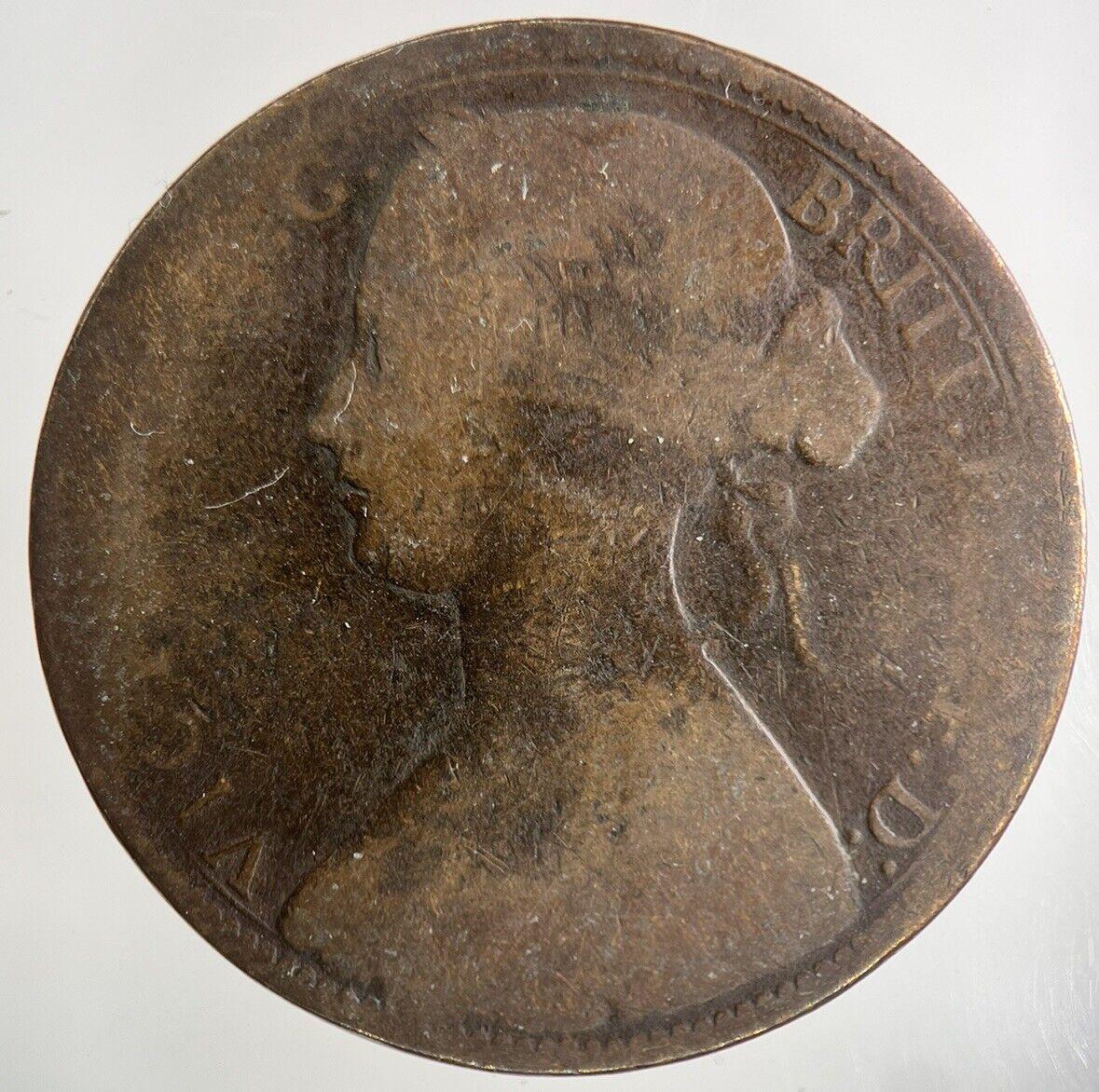 1864 Victoria One Penny Coin | Collectable Grade