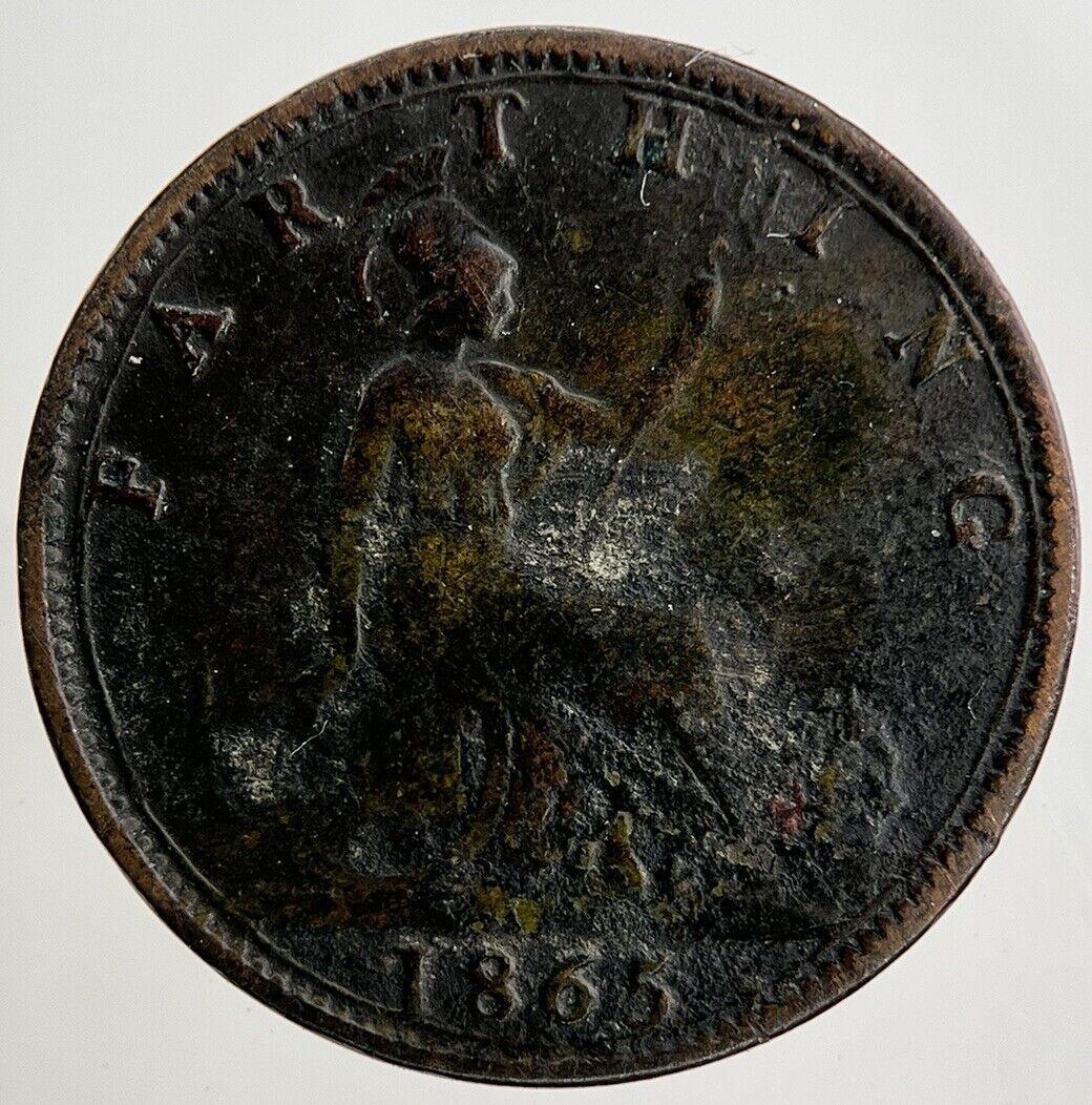 1865 Victoria Farthing Coin | Fine Collectable Grade