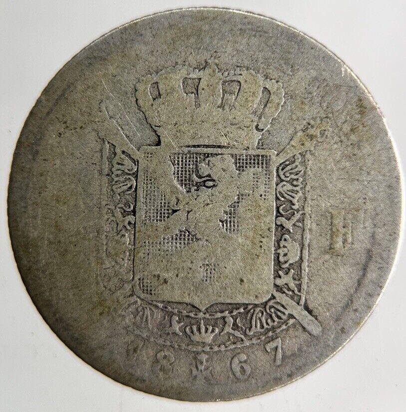1867 Belgium 1 Franc Silver Coin | Collectable Grade