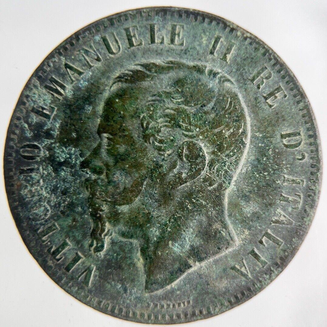 1867 Italy 10 Centesimi Coin | Fine Collectable Grade
