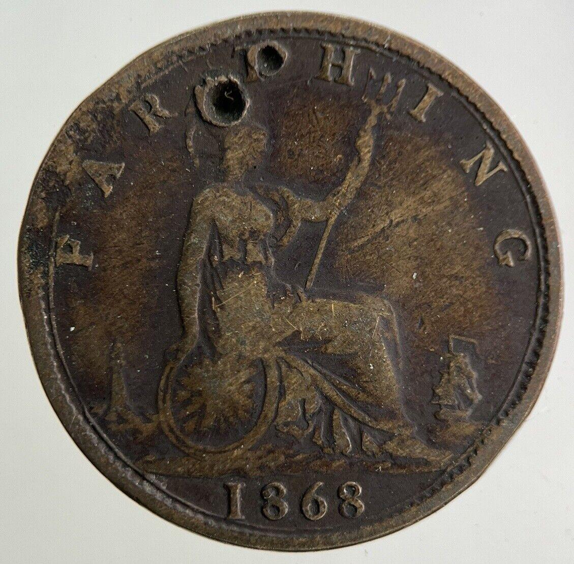 1868 Victoria Farthing Coin | Collectable Grade