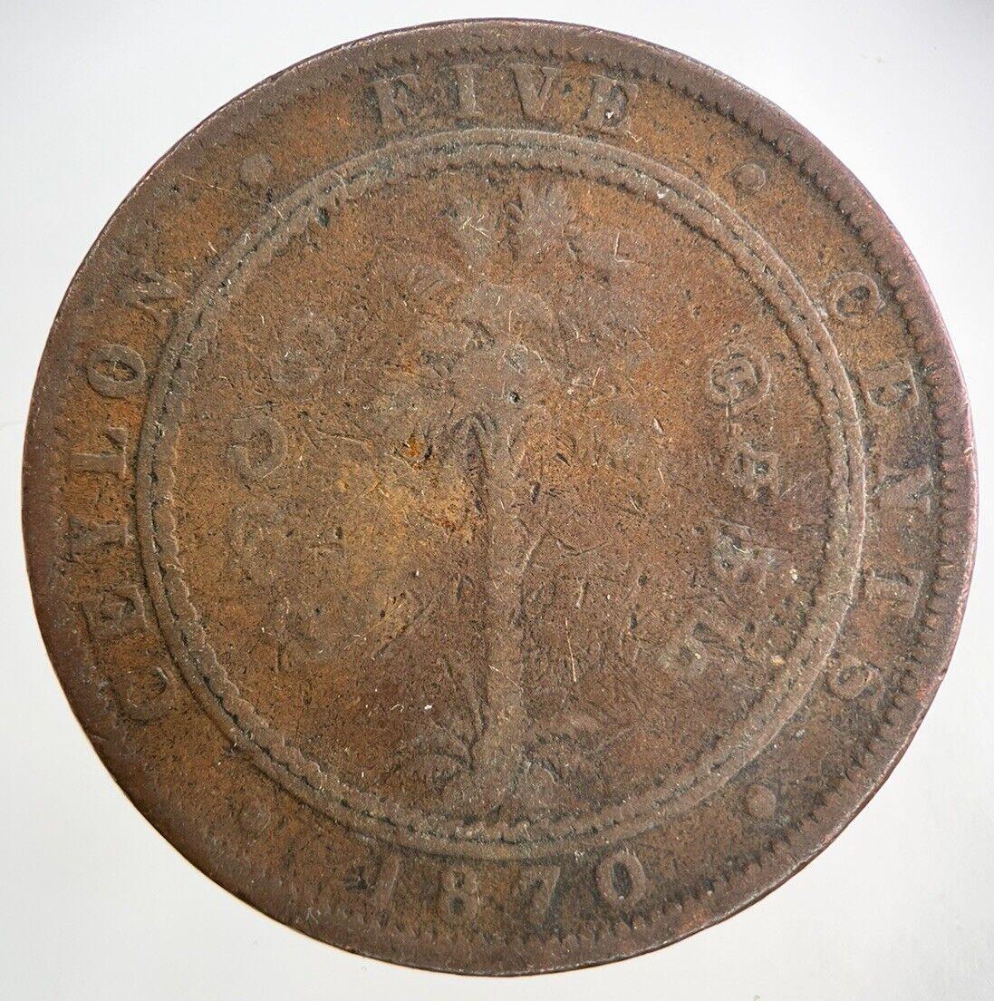 1870 Victoria 5 Cent Coin | Collectable Grade