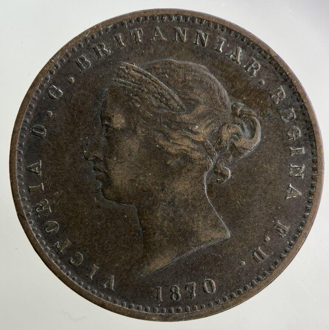 1870 Jersey 1/26th One Twenty Sixth Shilling Coin | Fine Collectable Grade