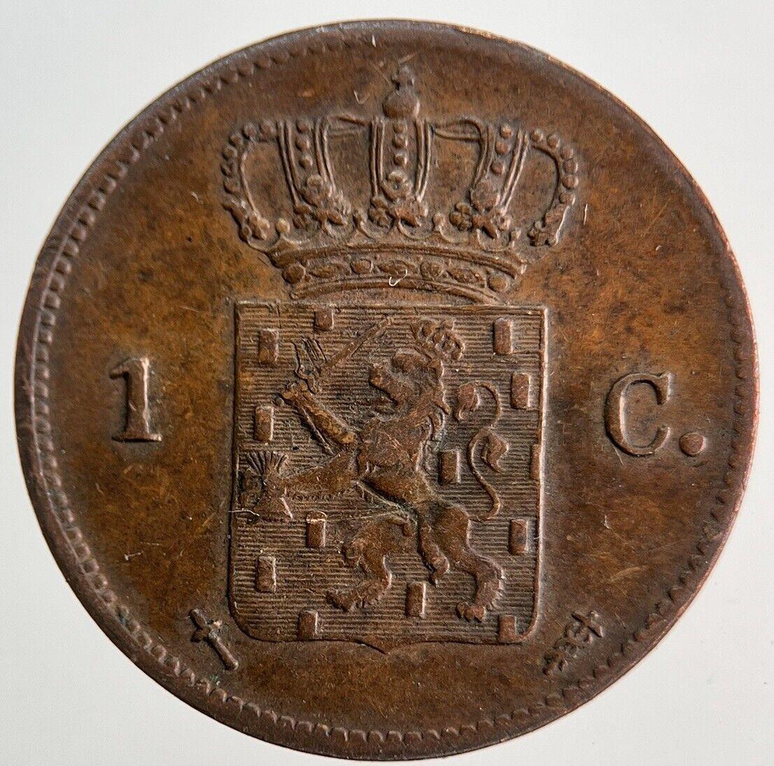 1873 Netherlands 1 Cent Coin | Very High Grade | a8777
