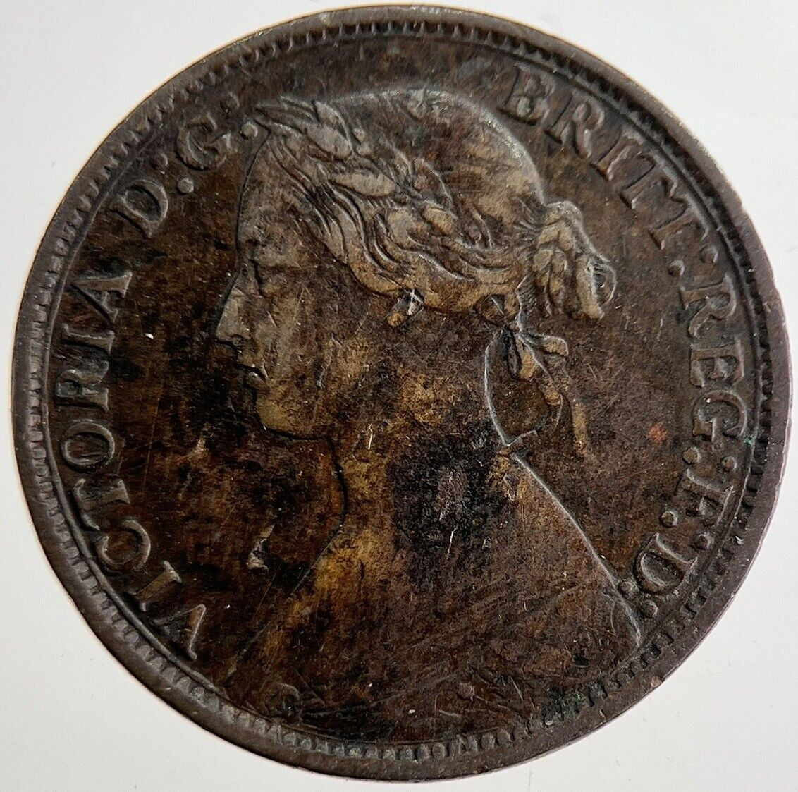 1873 Victoria Farthing Coin | Fine Collectable Grade | a8895