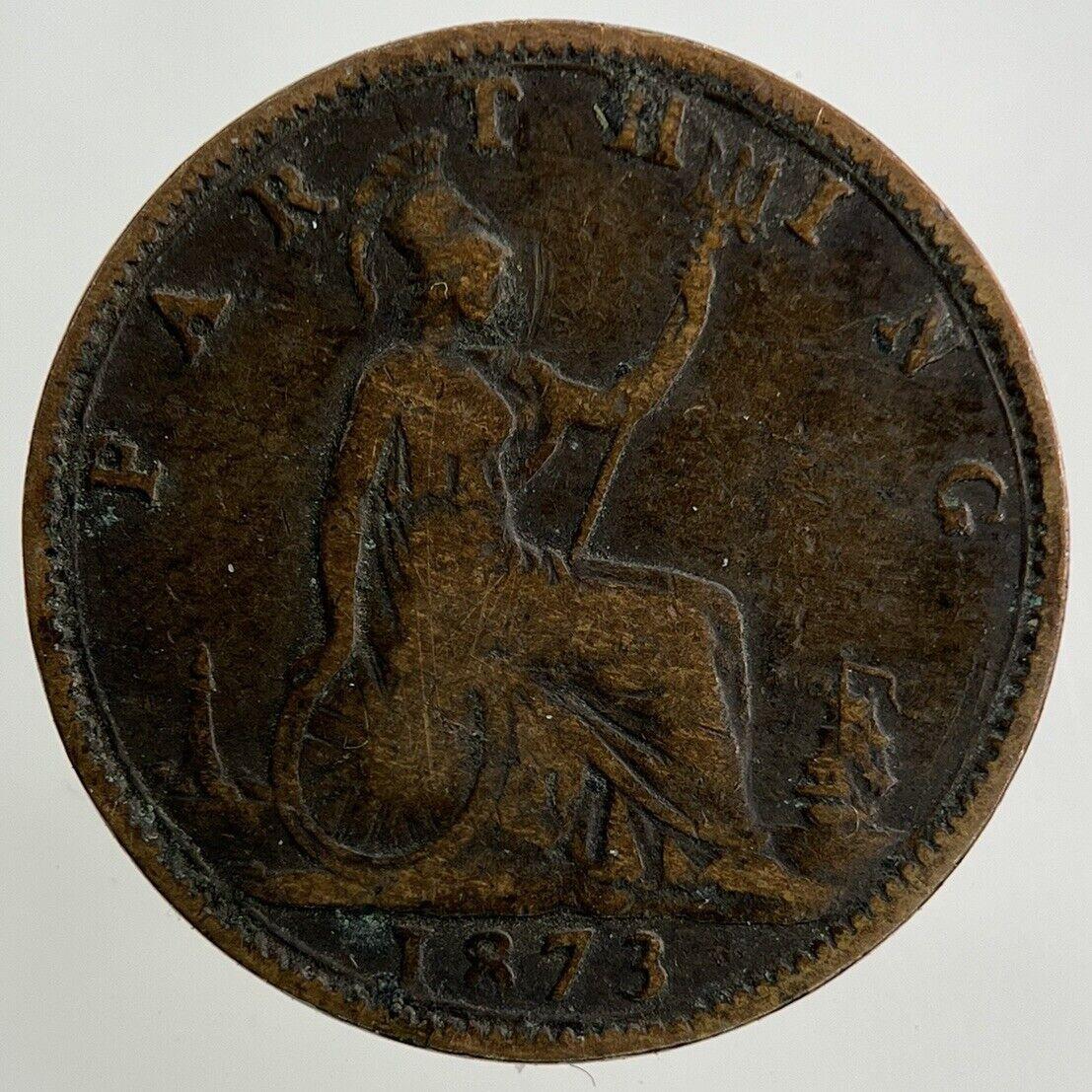 1873 Victoria Farthing Coin | Fine Collectable Grade