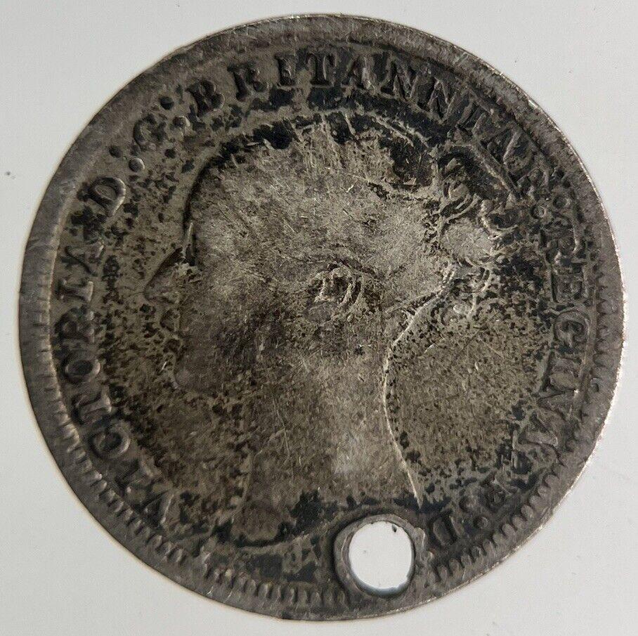 1873 Victoria Threepence Silver Coin | Fine Collectable Grade