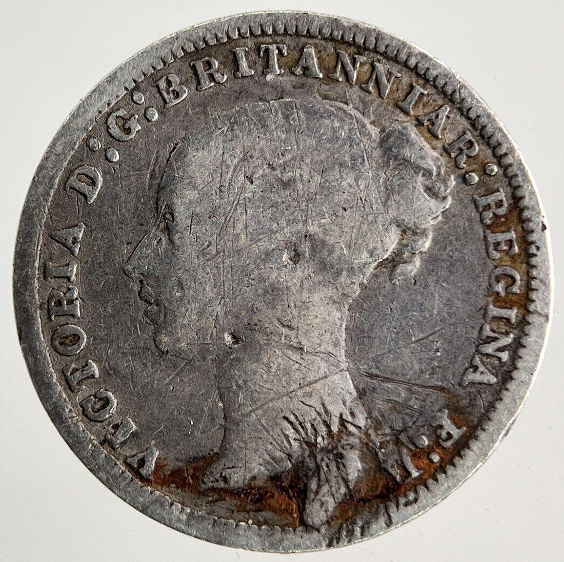 1874 Victoria Threepence Silver Coin | Collectable Grade