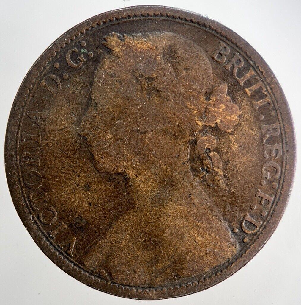 1875 Victoria One Penny Coin | Collectable Grade