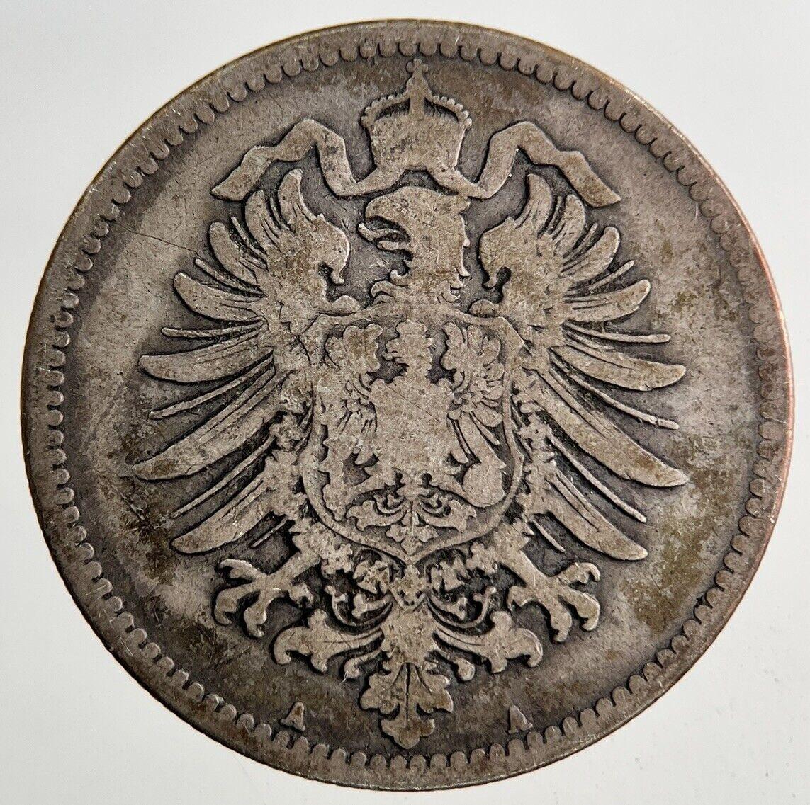 1876 Germany 1 Mark Silver Coin | Collectable Grade