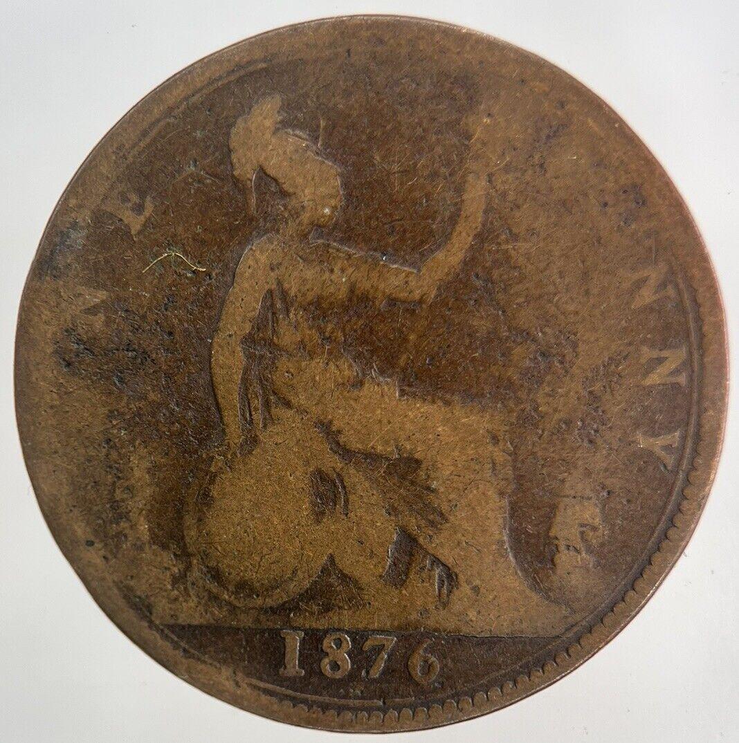 1876-H Victoria One Penny Coin | Collectable Grade