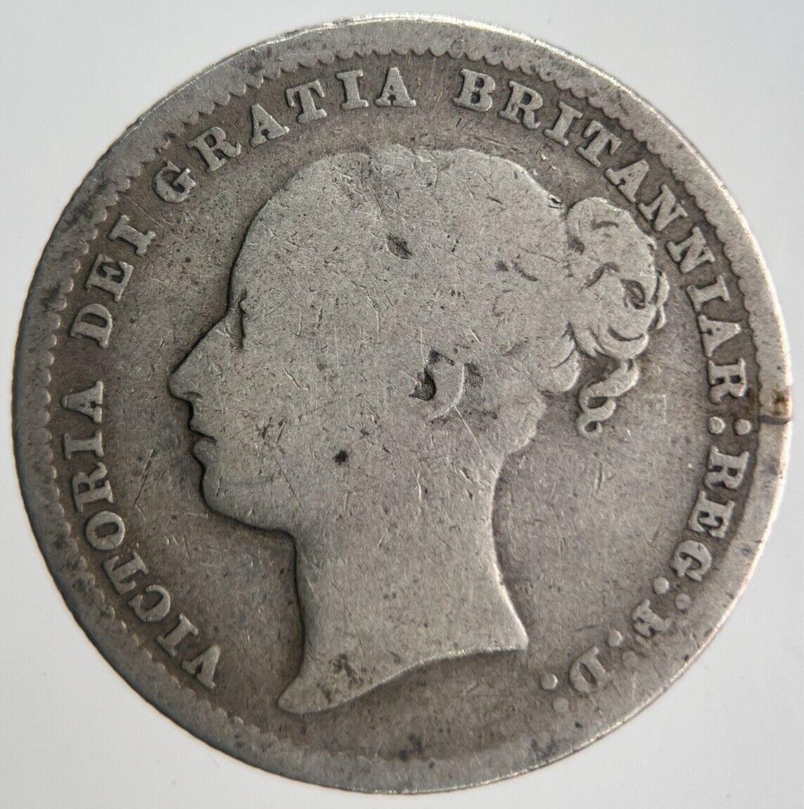 1878 Die-47 Victoria Shilling Silver Coin | Collectable Grade | a4527