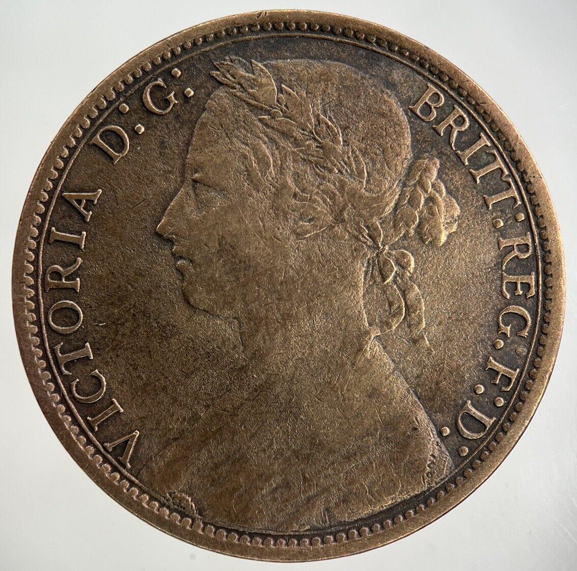 1877 Victoria One Penny Coin | Fine Collectable Grade