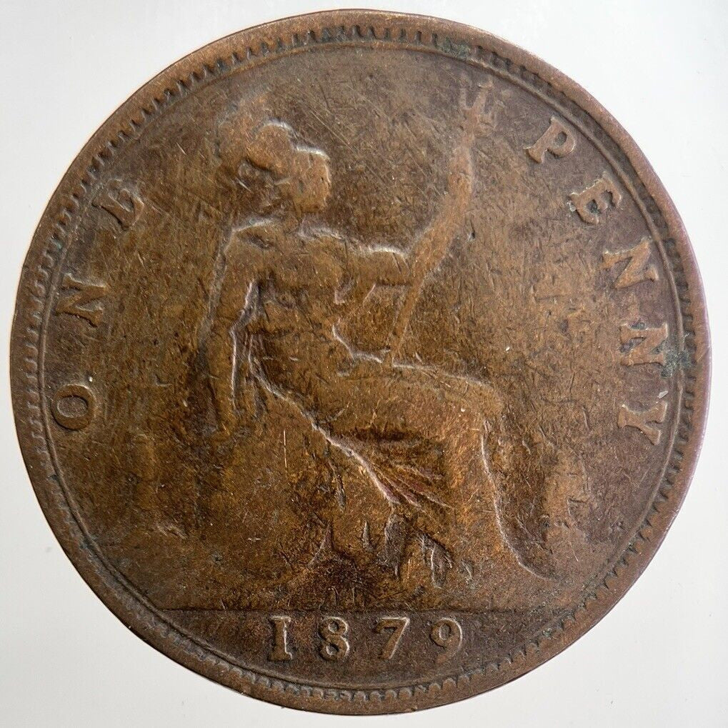 1879 Victoria One Penny Coin | Collectable Grade | a5660