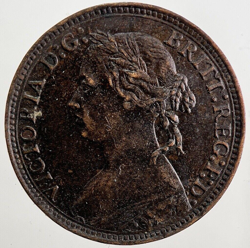 1879 Victoria Farthing Coin | Very High Grade | a5606