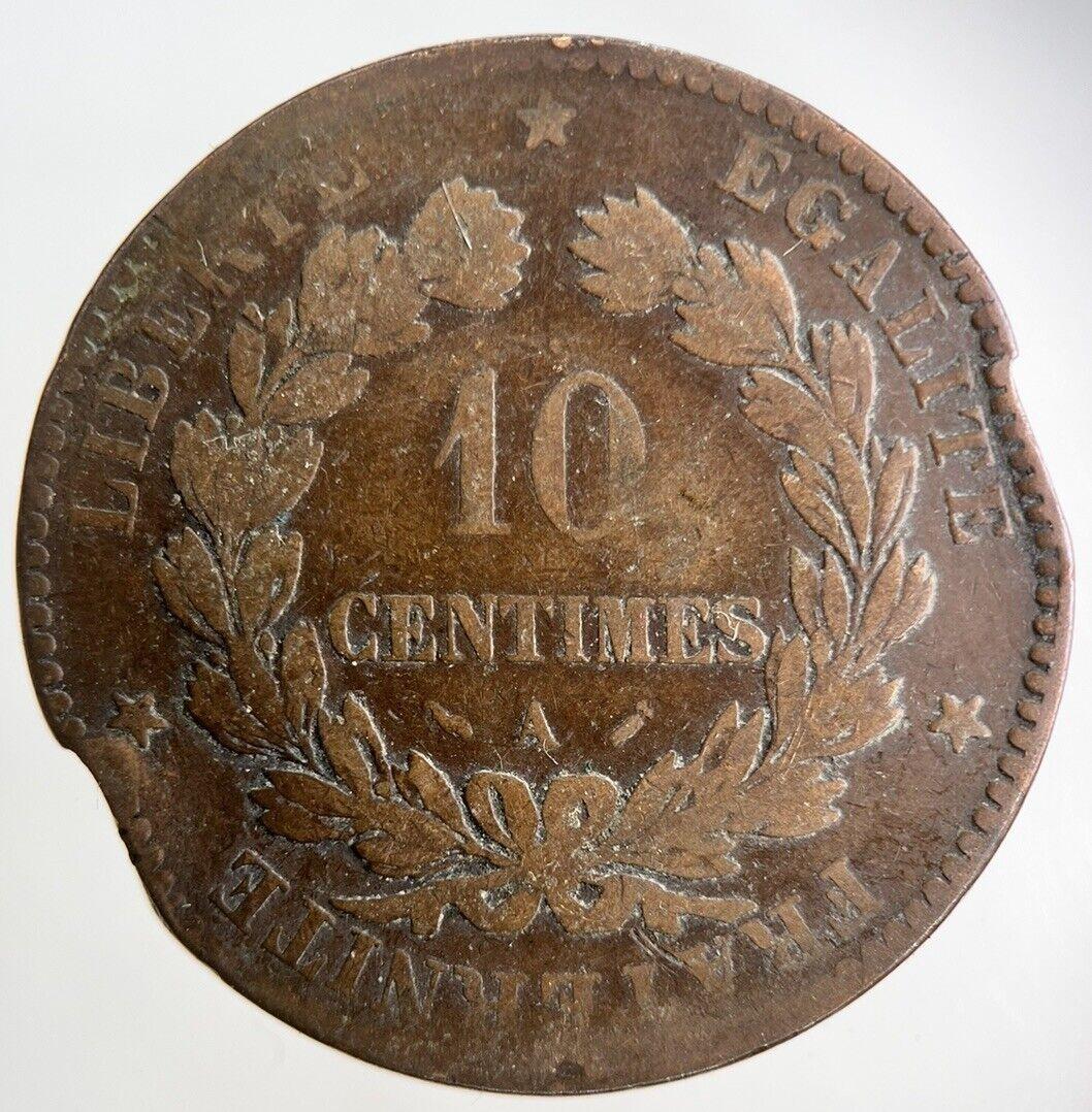 1880 France 10 Centimes Coin | Collectable Grade
