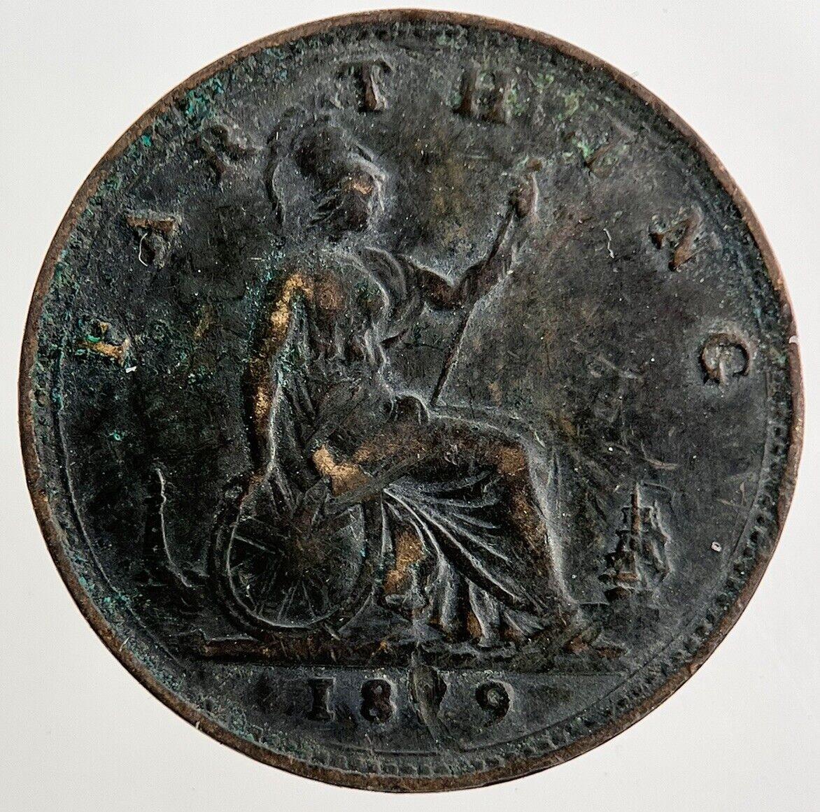 1879 Victoria Farthing Coin | Fine Collectable Grade