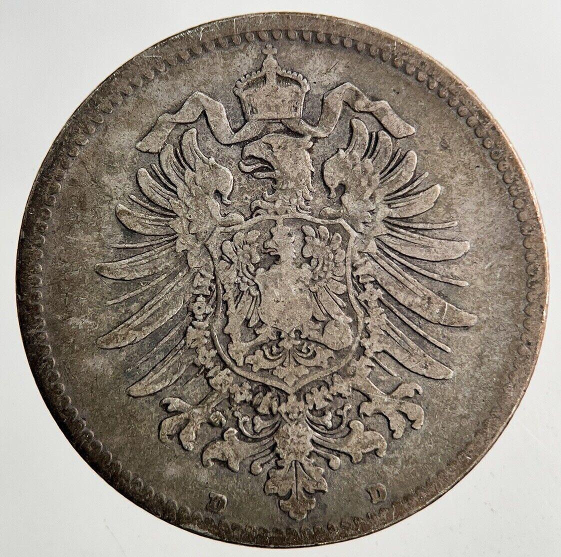 1881 Germany 1 Mark Silver Coin | Collectable Grade