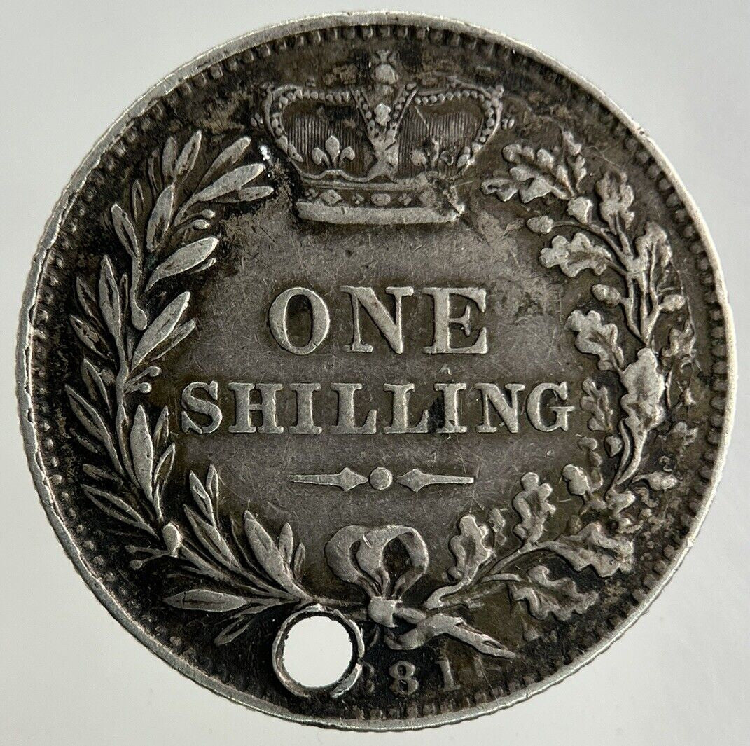 1881 Victoria One Shilling Silver Coin | Very High Grade