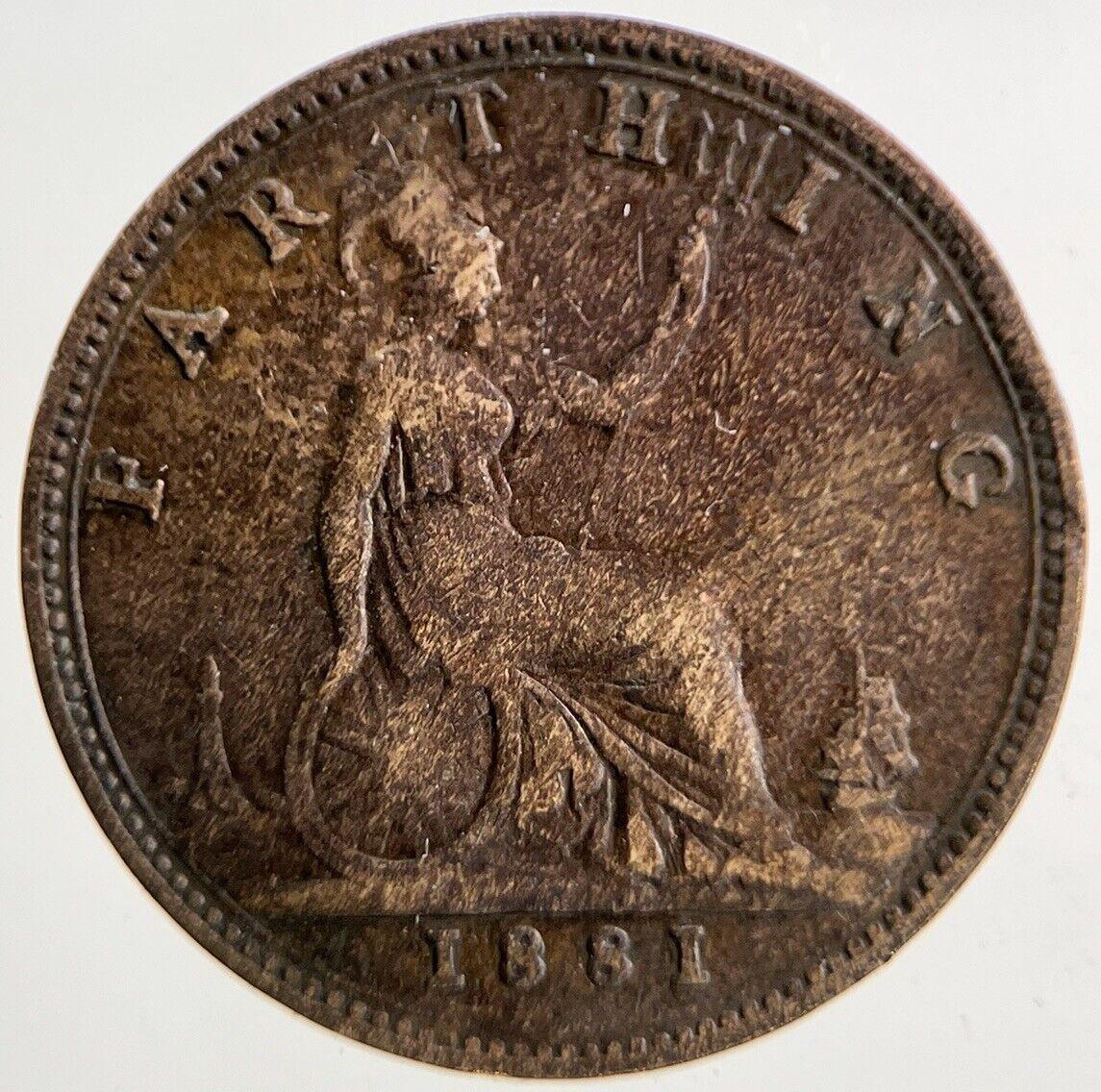 1881 Victoria Farthing Coin | Collectable Grade