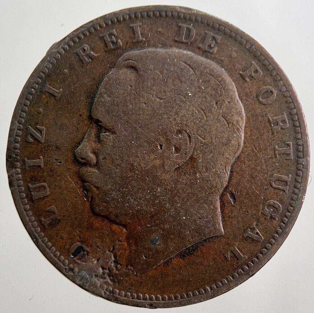 1883 Portugal X 10 Reis Coin | Collectable Grade | a7893