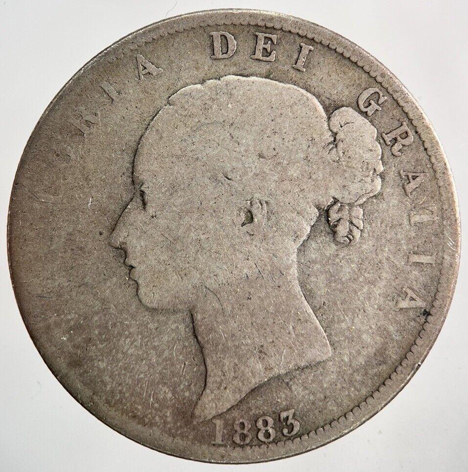 1883 Victoria Half-Crown Silver Coin | Collectable Grade