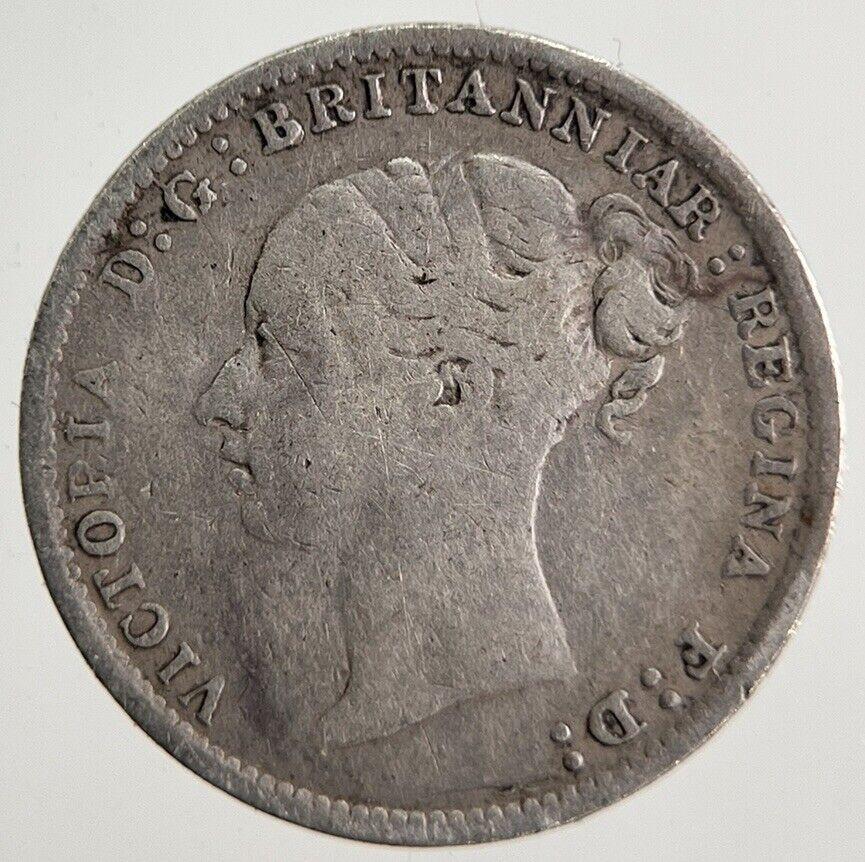 1883 Victoria Threepence Silver Coin | Collectable Grade | a3506