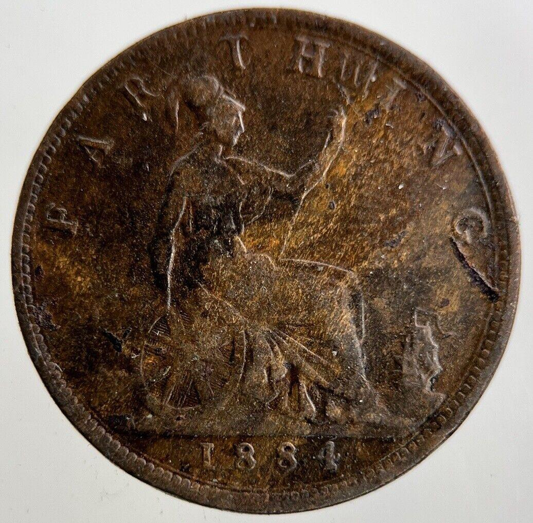 1884 Victoria Farthing Coin | Collectable Grade