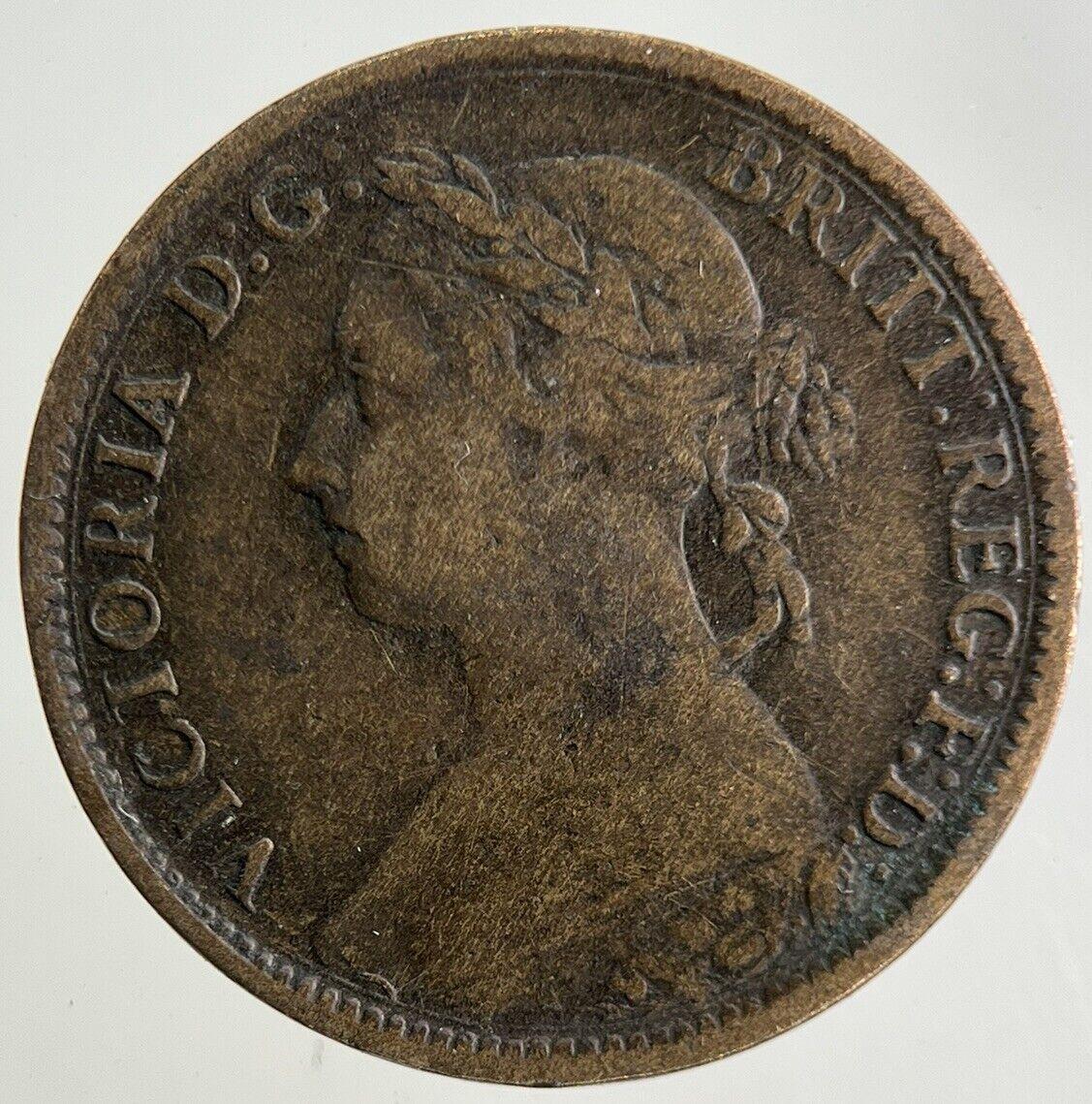 1884 Victoria Farthing Coin | Fine Collectable Grade