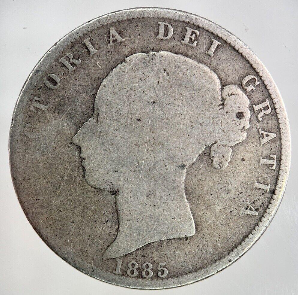 1885 Victoria Half-Crown Silver Coin | Collectable Grade