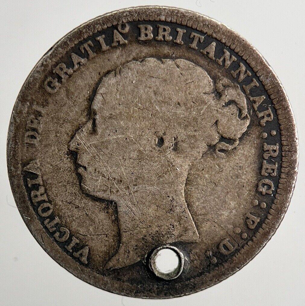 1885 Victoria Sixpence Silver Coin | Collectable Grade | a5584