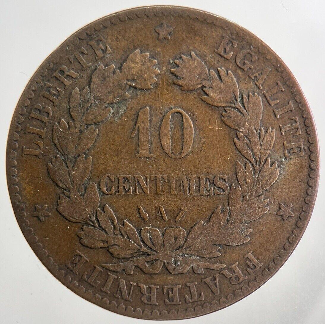 1886 France 10 Centimes Coin | Collectable Grade