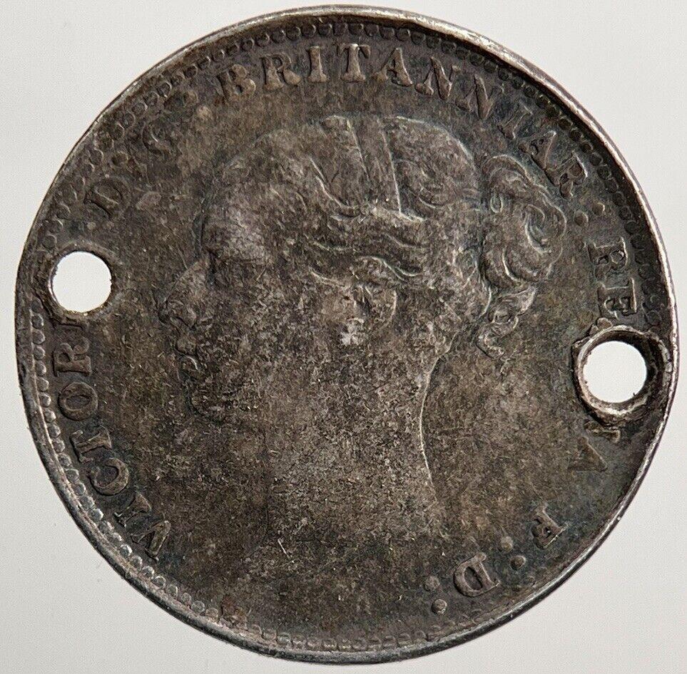 1885 Victoria Threepence Silver Coin | Very High Grade | a5561