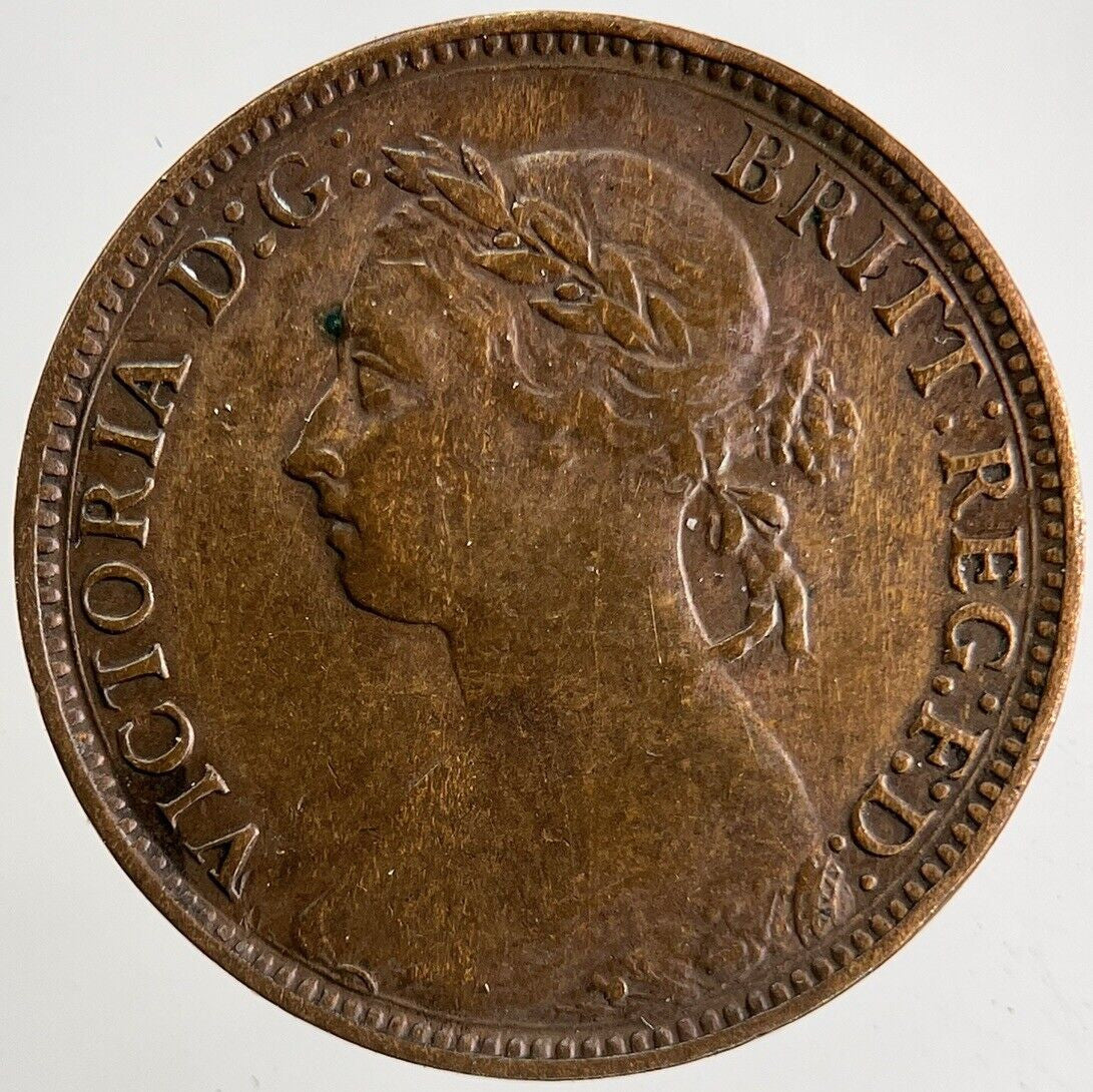 1886 Victoria Farthing Coin | Very High Grade