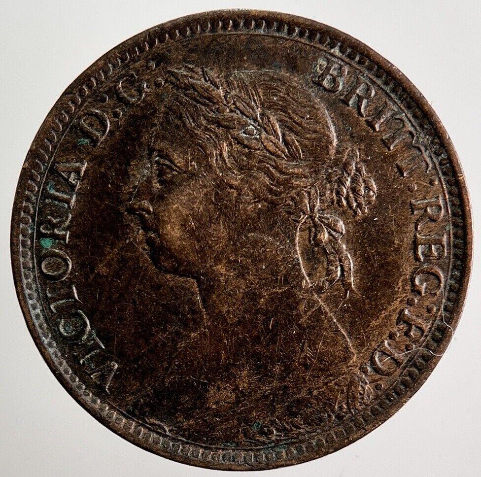 1886 Victoria Farthing Coin | Very High Grade