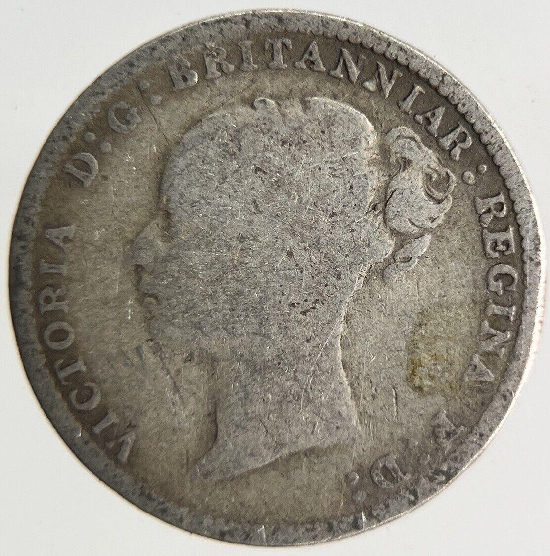 1886 Victoria Threepence Silver Coin | Collectable Grade