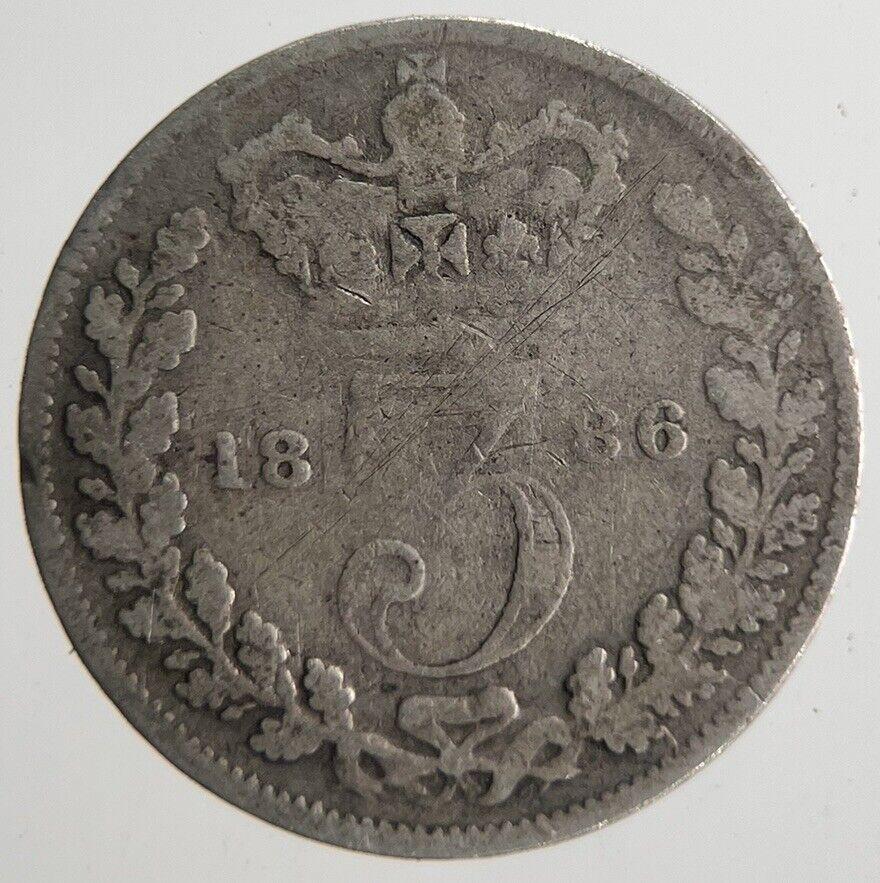 1886 Victoria Threepence Silver Coin | Collectable Grade | a4552