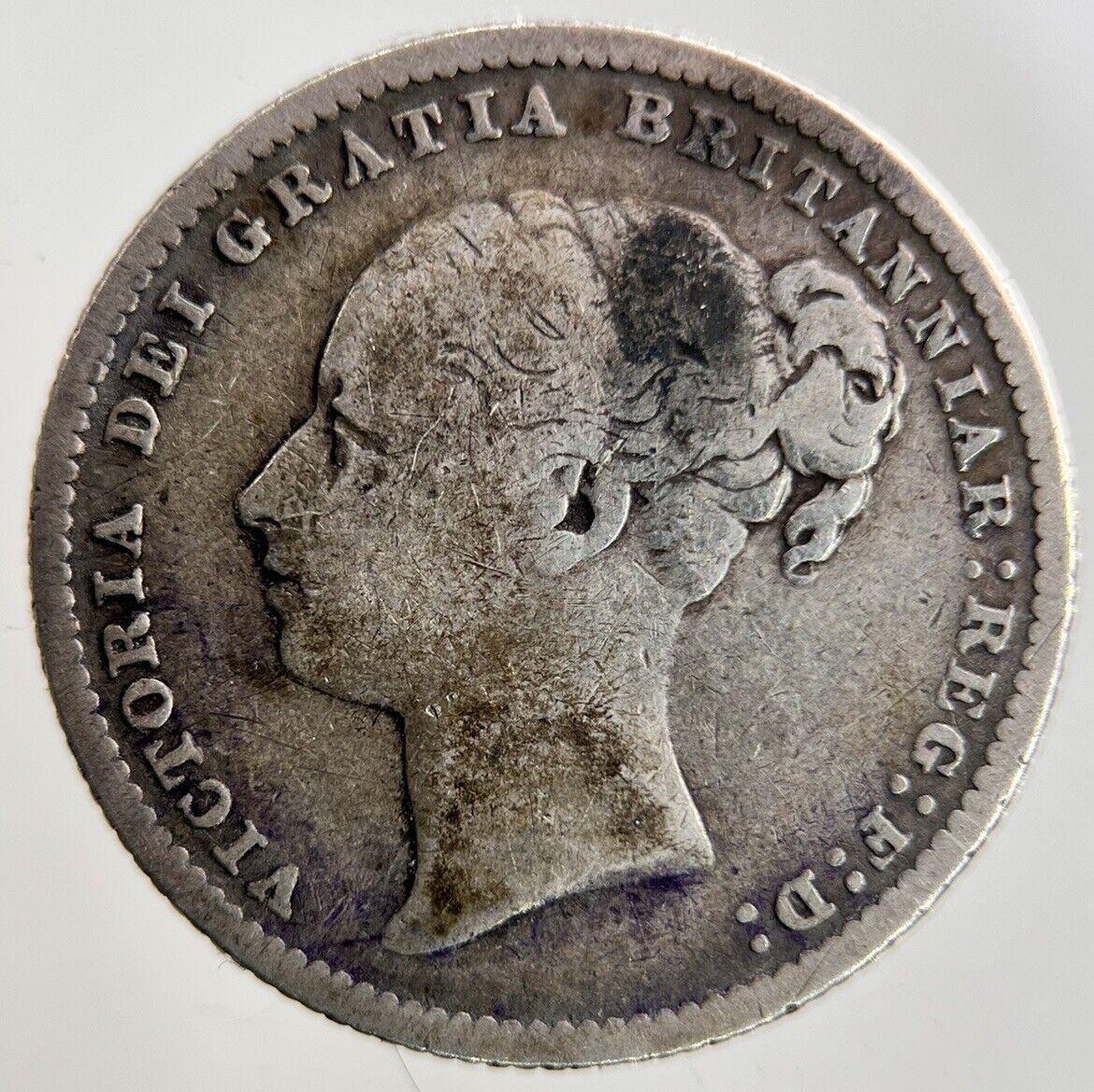 1886 Victoria Shilling Silver Coin | Fine Collectable Grade