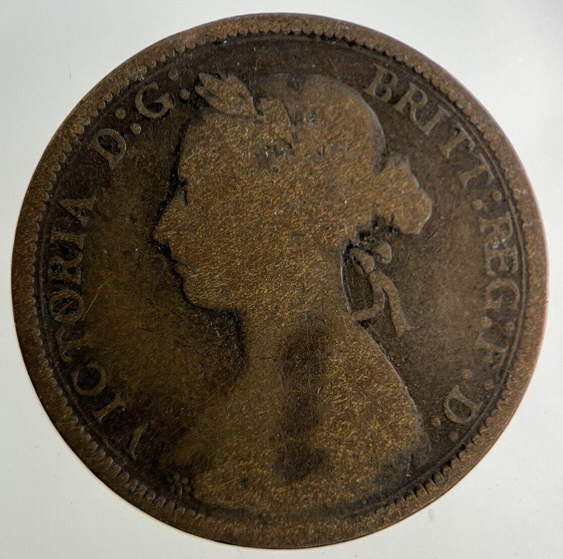 1886 Victoria Half-Penny Coin | Collectable Grade