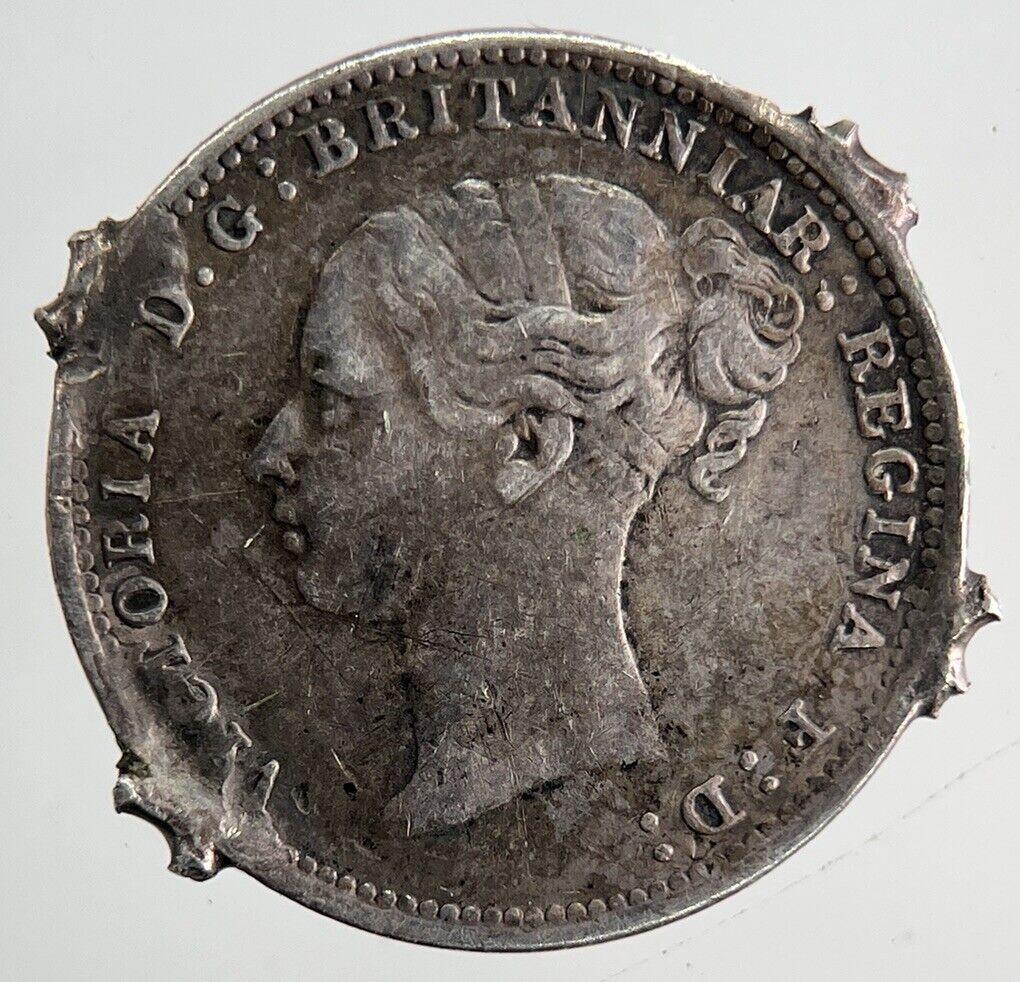 1886 Victoria Threepence Silver Coin | Very High Grade